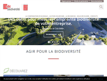 Tablet Screenshot of cdc-biodiversite.fr